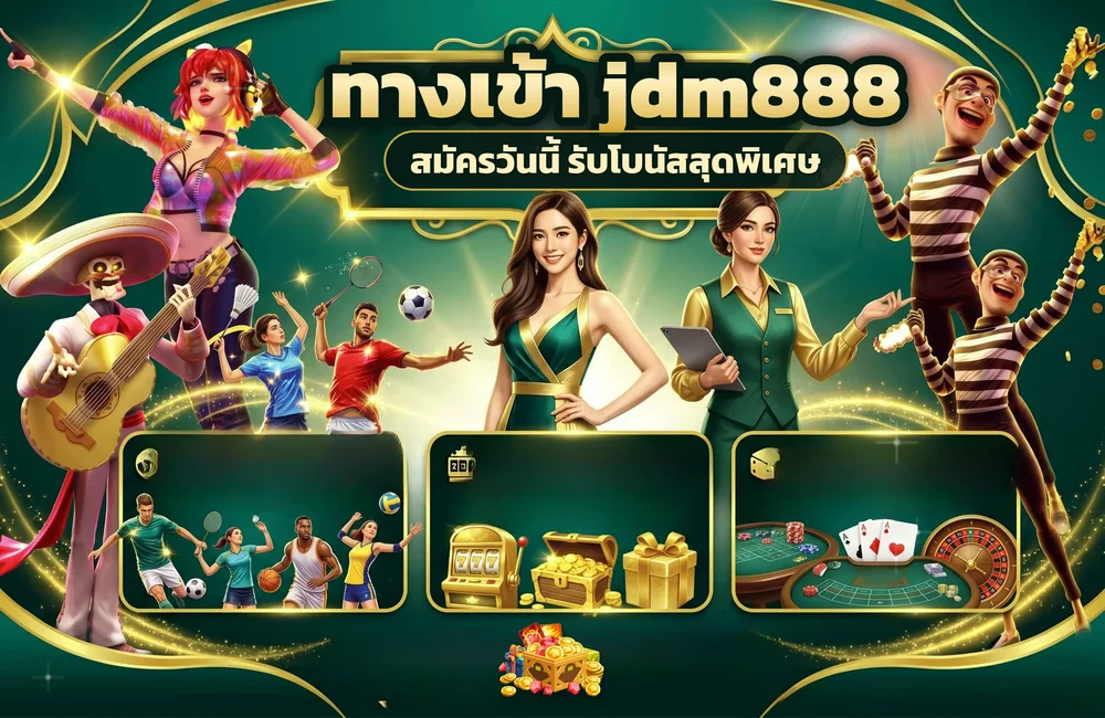 ทางเข้า jdm888 สำหรับสมัครสมาชิกและเข้าสู่ระบบ